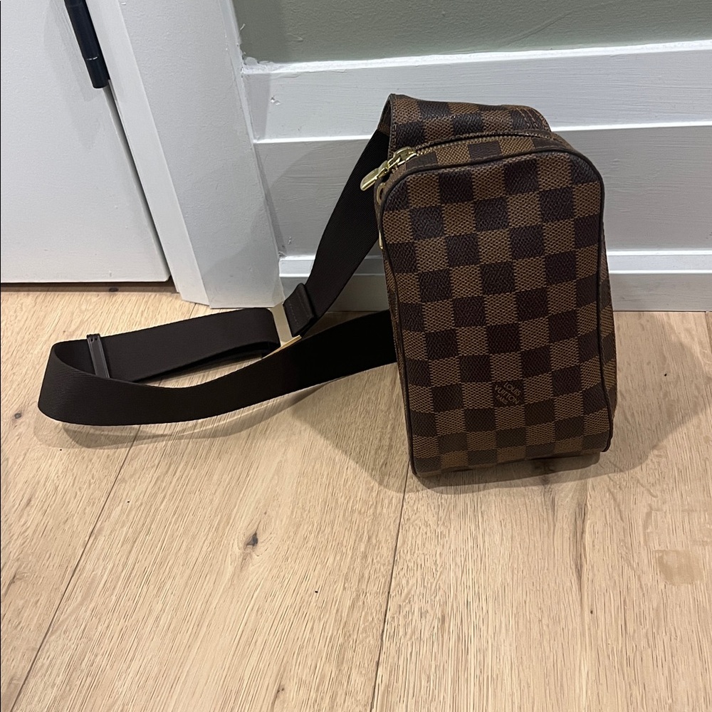 Louis Vuitton Damier Ebene Geronimos Body Bag.